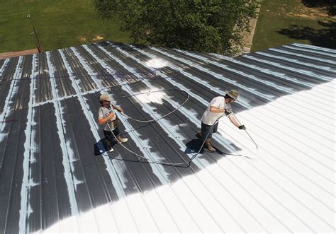 Metal Roof Restoration .